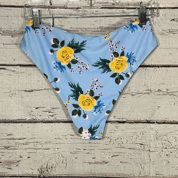 ZAFUL Bikini Blue Floral Print-Medium - Picture 4 of 5